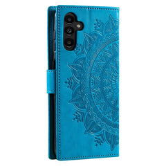 Für Samsung Galaxy A36 5G Hülle Aufgedruckt Totem PU Leder Brieftasche Stand Telefonabdeckung 