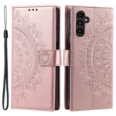 Für Samsung Galaxy A36 5G Hülle Aufgedruckt Totem PU Leder Brieftasche Stand Telefonabdeckung 