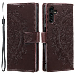Für Samsung Galaxy A36 5G Hülle Aufgedruckt Totem PU Leder Brieftasche Stand Telefonabdeckung 