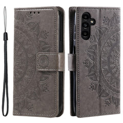 Für Samsung Galaxy A36 5G Hülle Aufgedruckt Totem PU Leder Brieftasche Stand Telefonabdeckung 