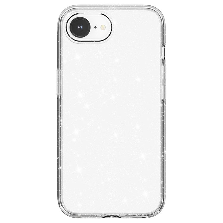 For iPhone 16e Case Thickened Shockproof TPU + PC Glitter Back Cover - TechGearPal