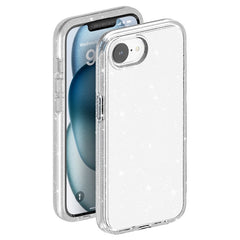 For iPhone 16e Case Thickened Shockproof TPU + PC Glitter Back Cover - TechGearPal