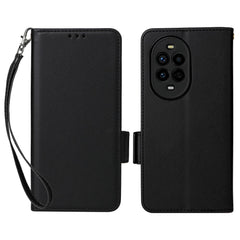 For Huawei nova 13 Pro 5G Case with Wrist Strap Litchi Texture PU Leather Wallet Phone Cover