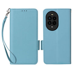 For Huawei nova 13 Pro 5G Case with Wrist Strap Litchi Texture PU Leather Wallet Phone Cover