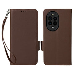 For Huawei nova 13 Pro 5G Case with Wrist Strap Litchi Texture PU Leather Wallet Phone Cover