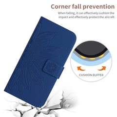 For Samsung Galaxy A56 5G / M56 5G Case Sunflower Imprint Leather Wallet Phone Cover with Wrist Strap