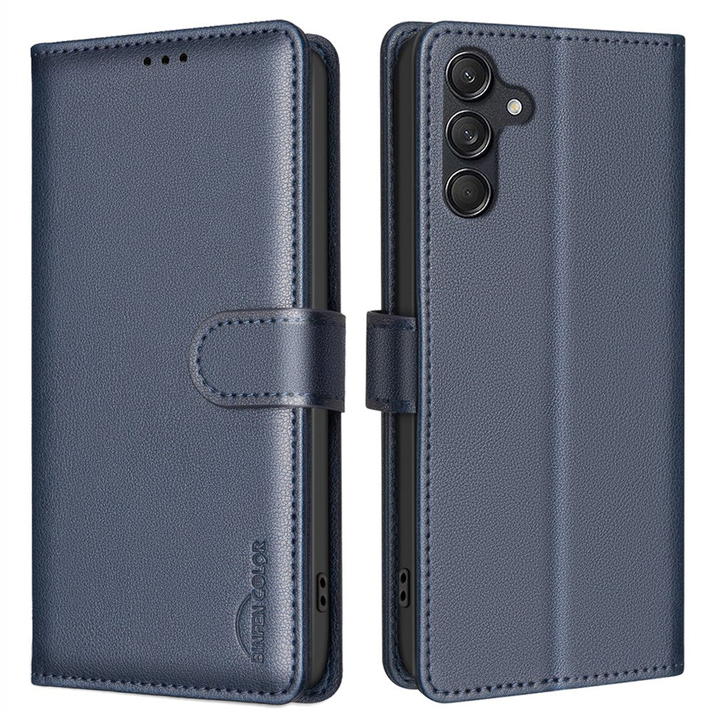 BINFEN COLOR BF32 For Samsung Galaxy A26 5G Leather Case Wallet RFID Blocking Phone Cover