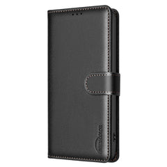 BINFEN COLOR BF32 For Samsung Galaxy A56 5G Leather Case Wallet RFID Blocking Phone Cover