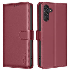 BINFEN COLOR BF32 For Samsung Galaxy A56 5G Leather Case Wallet RFID Blocking Phone Cover