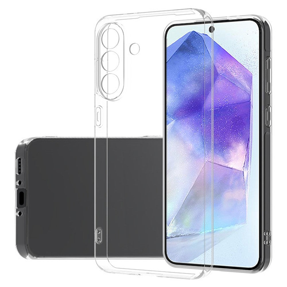 Coque arrière transparente ultra-fine et flexible en TPU pour Samsung Galaxy A36 5G 