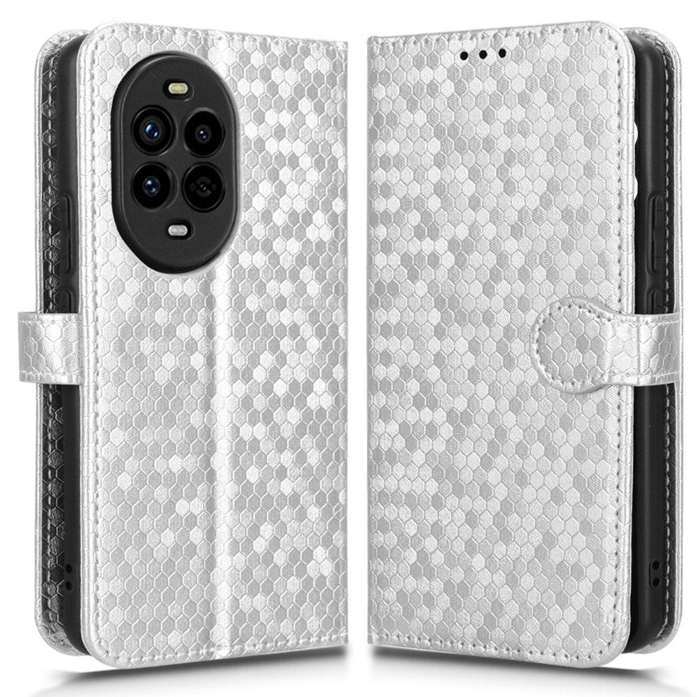 For Huawei nova 13 Pro 5G Wallet Case Dot Pattern Imprint PU Leather Phone Cover