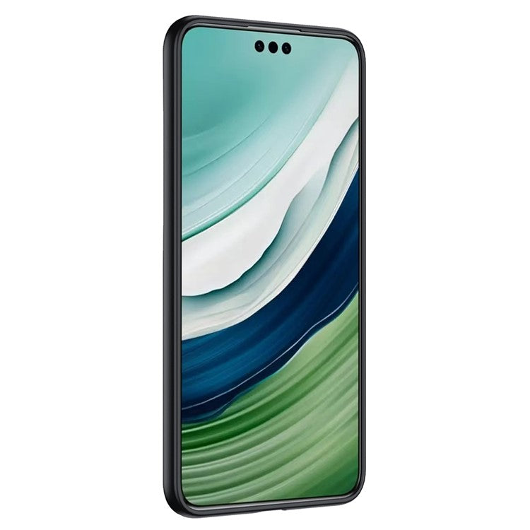 For Huawei Mate 70 Case Litchi Texture TPU Flexible Phone Cover, Black - TechGearPal