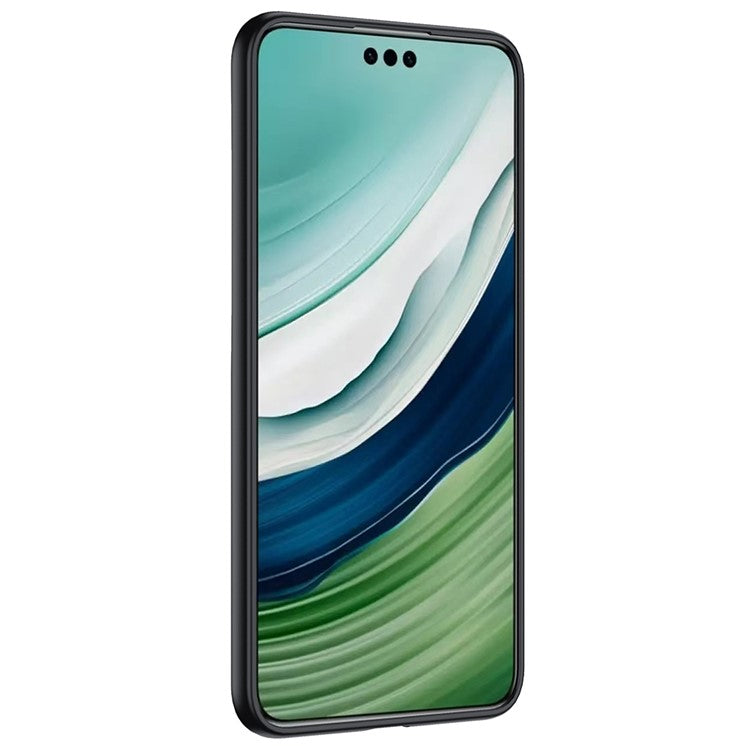 For Huawei Mate 70 Pro+ / 70 Pro Case Litchi Texture TPU Flexible Phone Cover, Black - TechGearPal