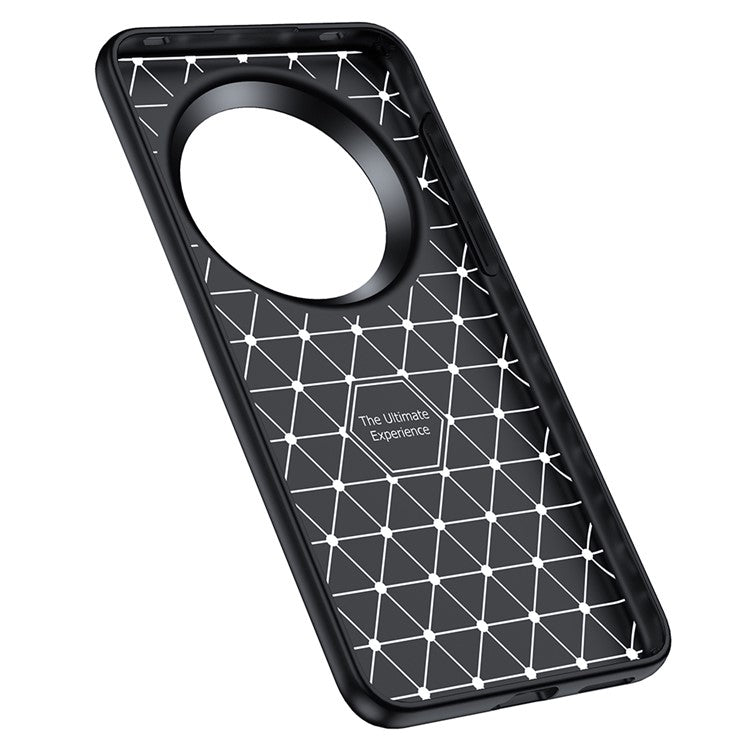 For Huawei Mate 70 Pro+ / 70 Pro Case Litchi Texture TPU Flexible Phone Cover, Black - TechGearPal