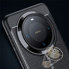For Huawei Mate 70 Pro+ / 70 Pro Case Litchi Texture TPU Flexible Phone Cover, Black - TechGearPal