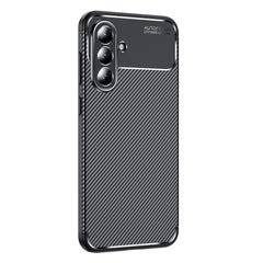 For Samsung Galaxy A36 5G Case Carbon Fiber Texture TPU Phone Cover Heat Dissipation