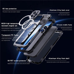 SHELLBOX M Series For iPhone 16 Pro Max IP68 Waterproof Case Metal Diving Phone Cover Compatible with MagSafe - TechGearPal
