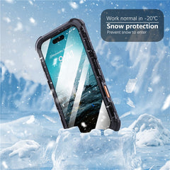 SHELLBOX M Series For iPhone 16 Pro Max IP68 Waterproof Case Metal Diving Phone Cover Compatible with MagSafe - TechGearPal