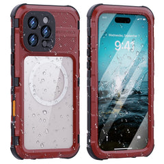 SHELLBOX M Series For iPhone 16 Pro Max IP68 Waterproof Case Metal Diving Phone Cover Compatible with MagSafe - TechGearPal
