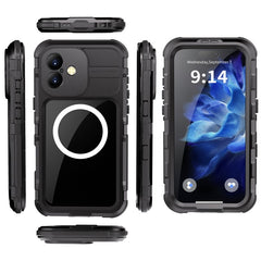SHELLBOX M Series For iPhone 16 Plus IP68 Waterproof Case Metal Diving Phone Cover Compatible with MagSaf - TechGearPal
