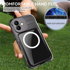 SHELLBOX M Series For iPhone 16 Plus IP68 Waterproof Case Metal Diving Phone Cover Compatible with MagSaf - TechGearPal