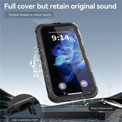 SHELLBOX M Series For iPhone 16 Plus IP68 Waterproof Case Metal Diving Phone Cover Compatible with MagSaf - TechGearPal