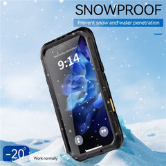 SHELLBOX M Series For iPhone 16 Plus IP68 Waterproof Case Metal Diving Phone Cover Compatible with MagSaf - TechGearPal