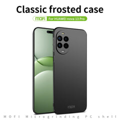 Coque de protection ultra fine en PC pour Huawei Nova 13 Pro 5G, série MOFI Shield Matte 