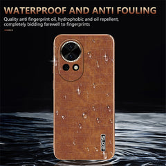 AZNS For Huawei nova 13 5G Case Electroplating Crocodile Texture PU+TPU Phone Cover
