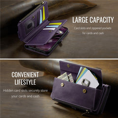 For iPhone 14 Pro Max Case CASEME C39 RFID Blocking Zipper Wallet Stand Leather Cover with Strap - TechGearPal