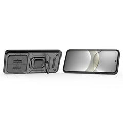 For Huawei Mate 70 Case PC+TPU Kickstand Phone Protector with Lens Cove - TechGearPal