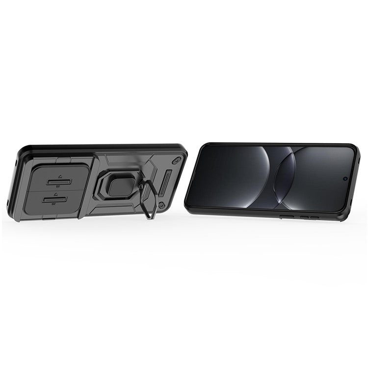 For Huawei Mate 70 Pro+ / 70 Pro Case PC+TPU Kickstand Phone Protector with Lens Cove - TechGearPal