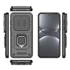 For Huawei Mate 70 Pro+ / 70 Pro Case PC+TPU Kickstand Phone Protector with Lens Cove - TechGearPal