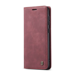 For Samsung Galaxy S25 Case CASEME 013 Series Card Holder Stand Leather Phone Cover