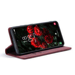 For Samsung Galaxy S25 Case CASEME 013 Series Card Holder Stand Leather Phone Cover