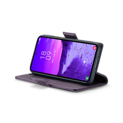 For Samsung Galaxy S25 Leather Case CASEME 023 RFID Blocking 3 Card Slot Mobile Cover