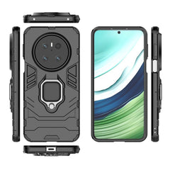 For Huawei Mate 70 Case PC+TPU Protective Phone Cover with Ring Kickstan - TechGearPal