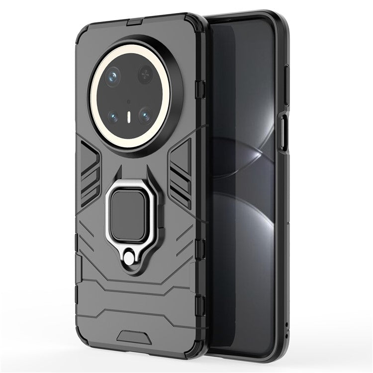 For Huawei Mate 70 Pro+ / 70 Pro Case PC+TPU Protective Phone Cover with Ring Kickstan - TechGearPal