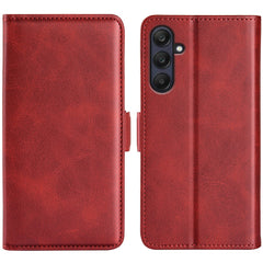 For Samsung Galaxy A26 5G Stand Case Calf Texture Leather Wallet Phone Cover