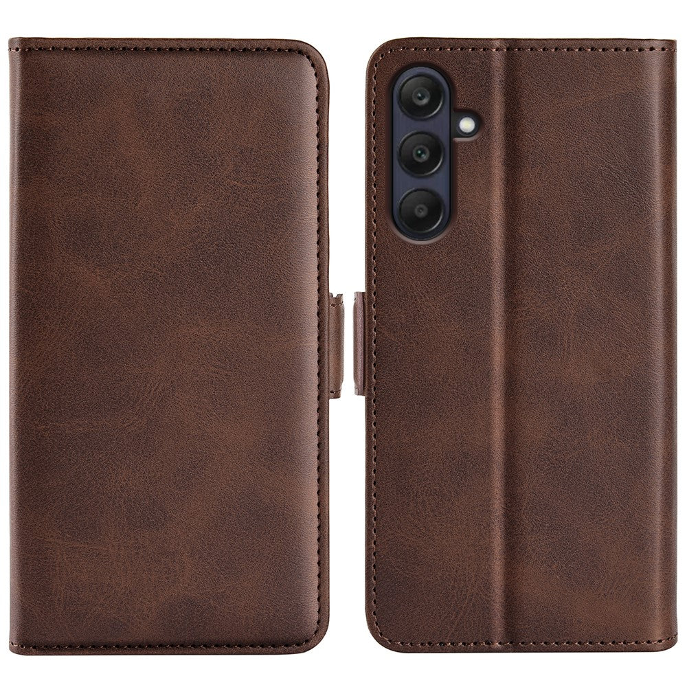 For Samsung Galaxy A26 5G Stand Case Calf Texture Leather Wallet Phone Cover