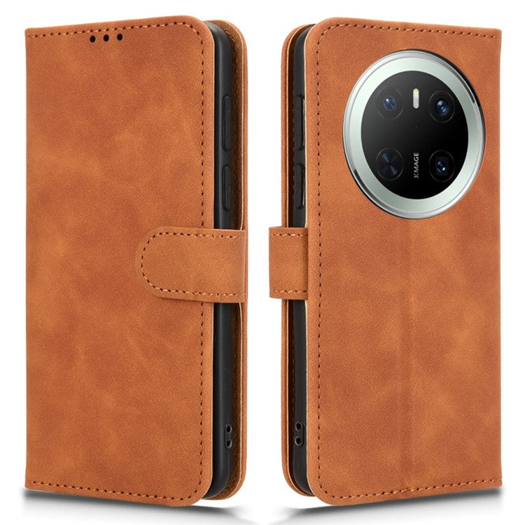 For Huawei Mate 70 Leather Case Skin-Feel Anti-Drop Wallet Flip Phone Cove - TechGearPal