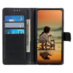 For Samsung Galaxy A56 5G Wallet Case PU Leather Phone Cover Litchi Texture