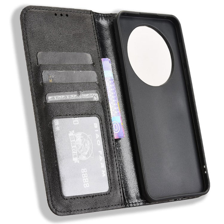 For Huawei Mate 70 Pro+ / 70 Pro Leather Case Wallet Stand Retro Texture Phone Cove - TechGearPal