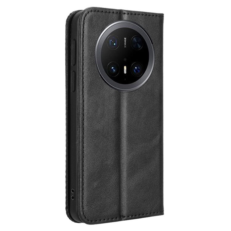 For Huawei Mate 70 Pro+ / 70 Pro Leather Case Wallet Stand Retro Texture Phone Cove - TechGearPal