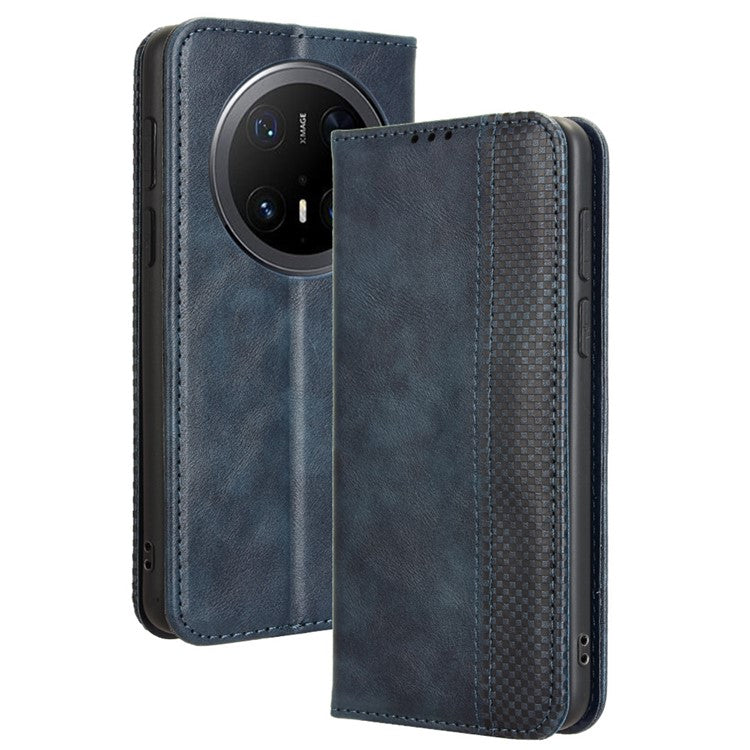 For Huawei Mate 70 Pro+ / 70 Pro Leather Case Wallet Stand Retro Texture Phone Cove - TechGearPal