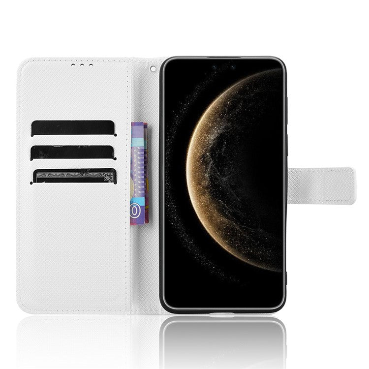 For Huawei Mate 70 Pro+ / 70 Pro Case PU Leather Diamond Texture Wallet Phone Cove - TechGearPal