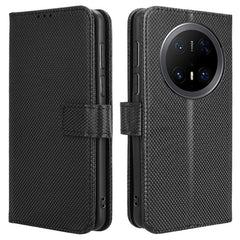 For Huawei Mate 70 Pro+ / 70 Pro Case PU Leather Diamond Texture Wallet Phone Cove - TechGearPal