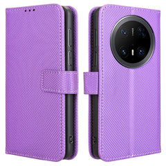 For Huawei Mate 70 Pro+ / 70 Pro Case PU Leather Diamond Texture Wallet Phone Cove - TechGearPal