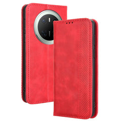 For Huawei Mate 70 Leather Case Wallet Stand Retro Texture Phone Cove - TechGearPal
