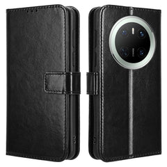For Huawei Mate 70 Case Crazy Horse Texture PU Leather Phone Wallet Cove - TechGearPal